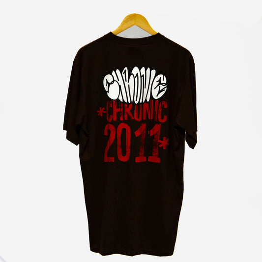 camiseta chronic - marrom